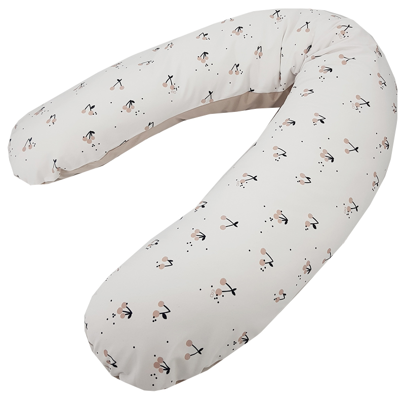 EKO Szoptatós párna velvet Cherry 180cm termék 2. képe
